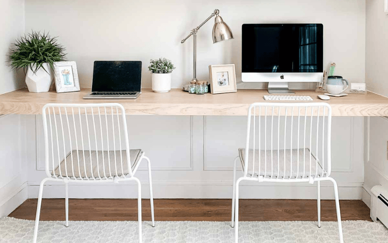 Floating Desk/Wall Workspace