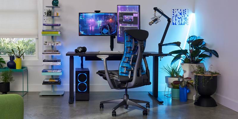 Gaming Chair With RGB Lighting