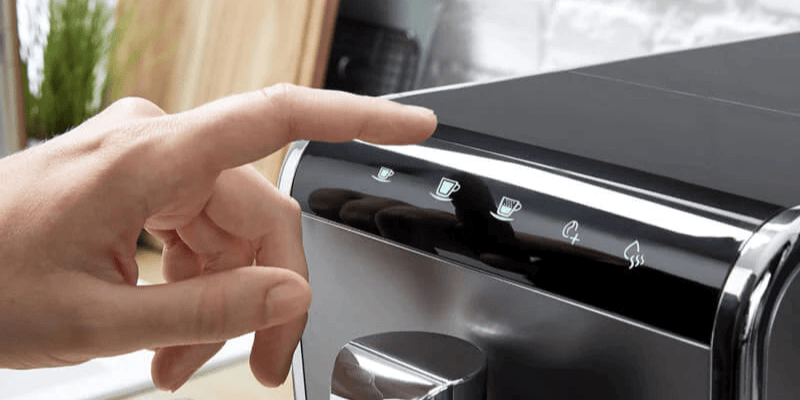 Tchibo Fully Automatic Coffee Maker's LED Touch Panel