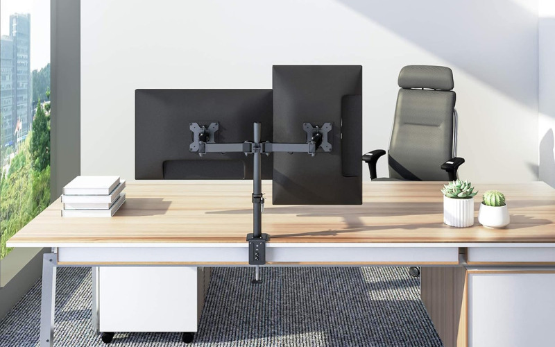 ERGOMAKER Dual Monitor Stand