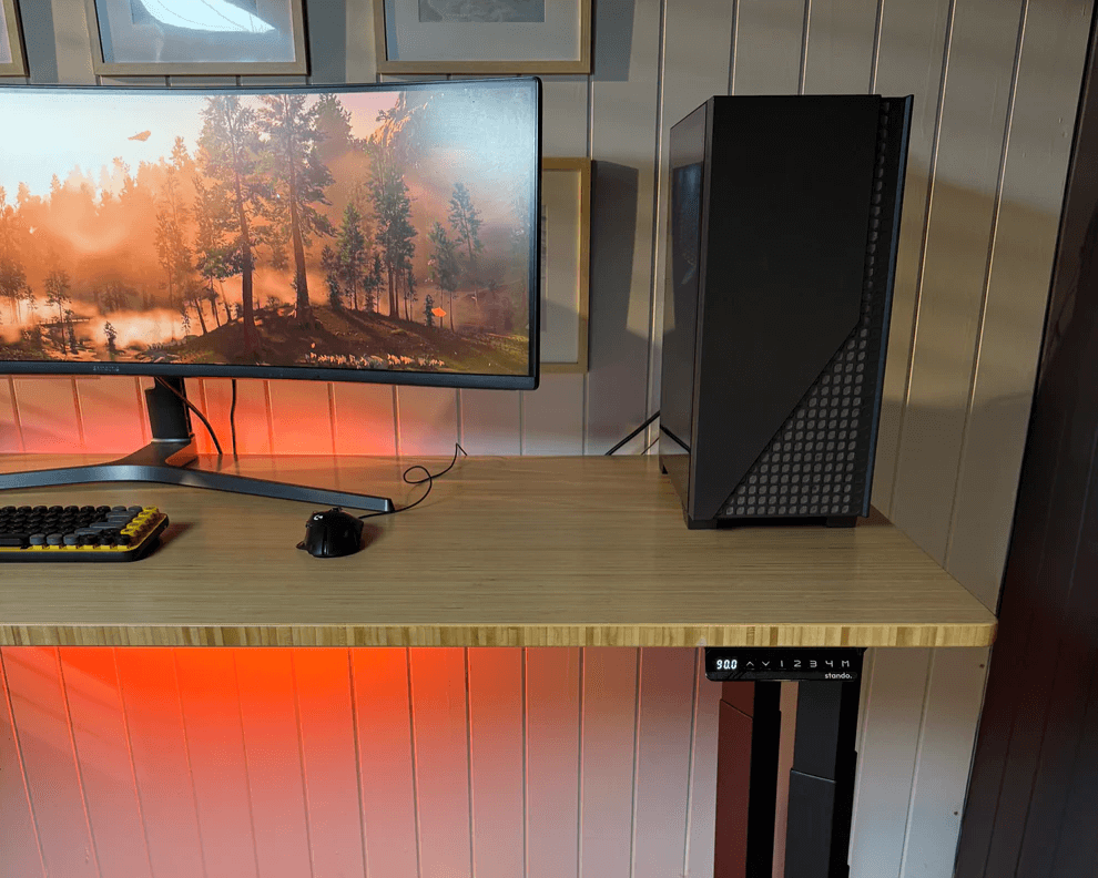 Heavy Duty Bamboo Standing Desk