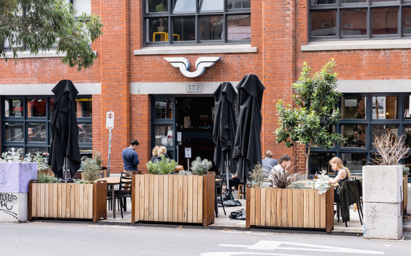 Proud Mary Coffee's Collingwood café on Smith Street.